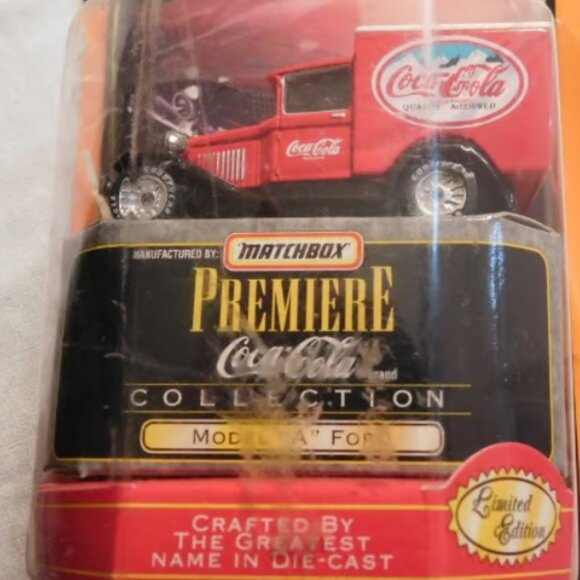 MATCHBOX Premiere COCA COLA Model A Ford Series 1 Dies-Cast Car Vintage - Picture 7 of 7